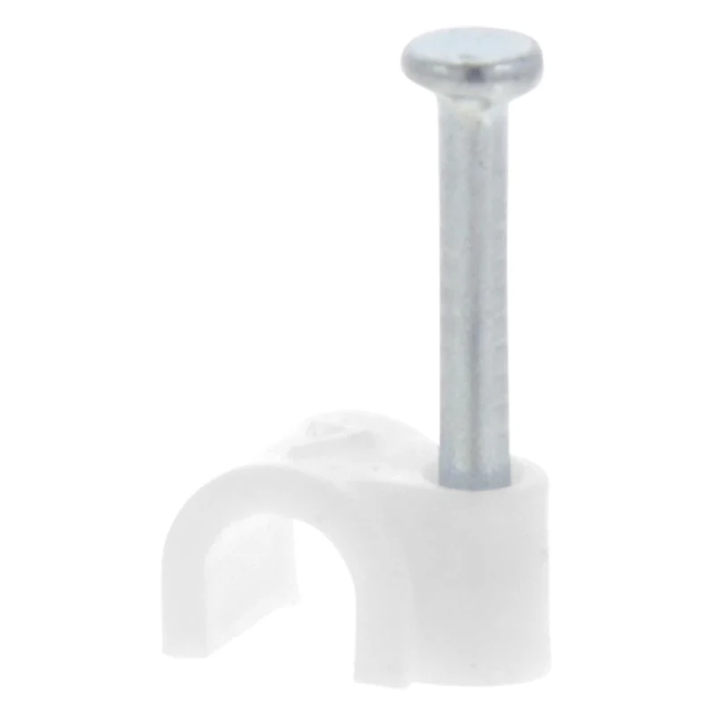 Q-Link kabelclip rond 4mm wit 50 stuks