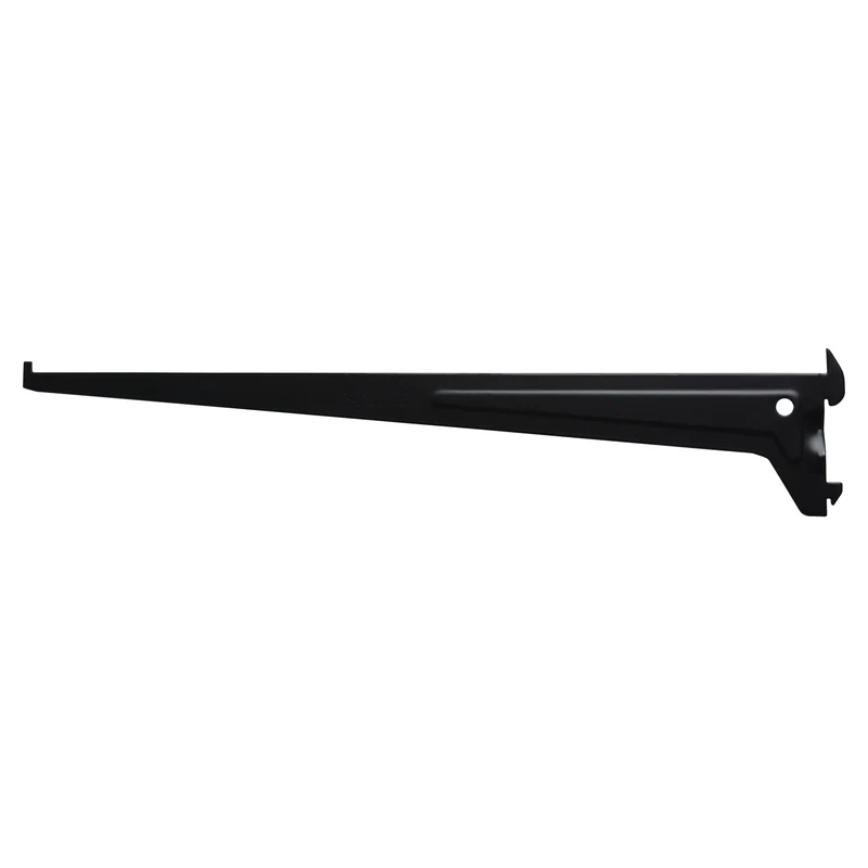 Duraline wandrailbeugel enkel staal zwart 40cm