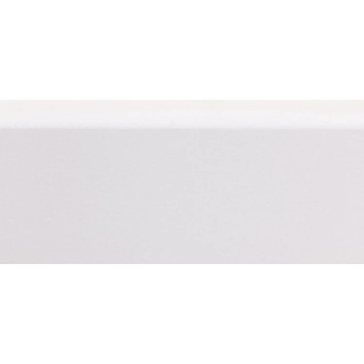 Muurplint MDF gegrond wit 244x4,5x0,9cm