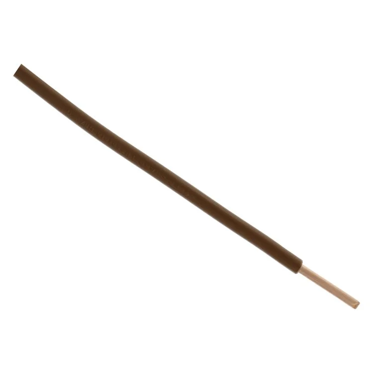 Installatiedraad vd 6 qm bruin 2,5m