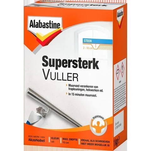 Alabastine vulmiddel wit 1kg