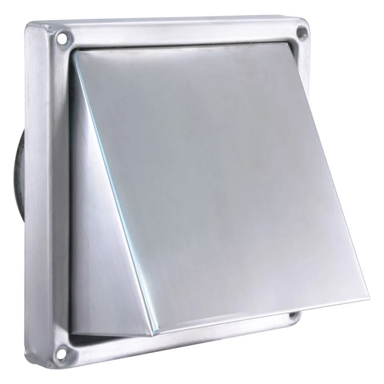 STARX gevelklep rvs grijs 18x18x12cm