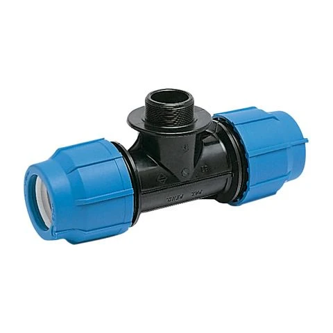 Martens T-stuk hoge druk PVC 20x1/2" 90G buitendraad