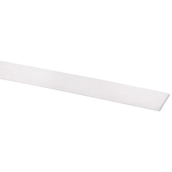 Afdekprofiel kunststof wit 2x20mm 2,6m