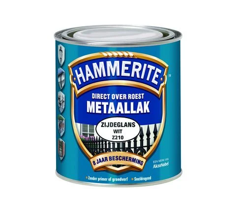Hammerite metaallak zijdeglans Z210 wit 750ml