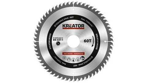 Kreator cirkelzaagblad 60T 185mm