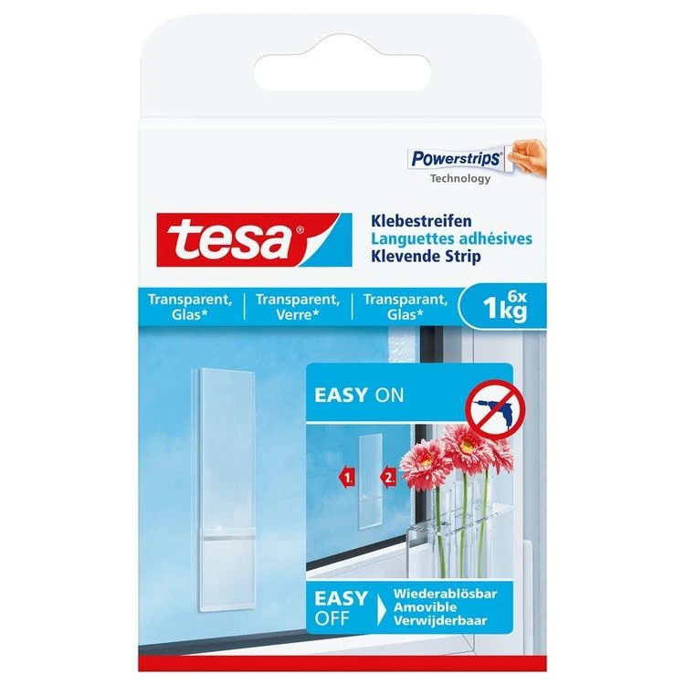 Tesa Powerstrips montagetape transparant 1kg