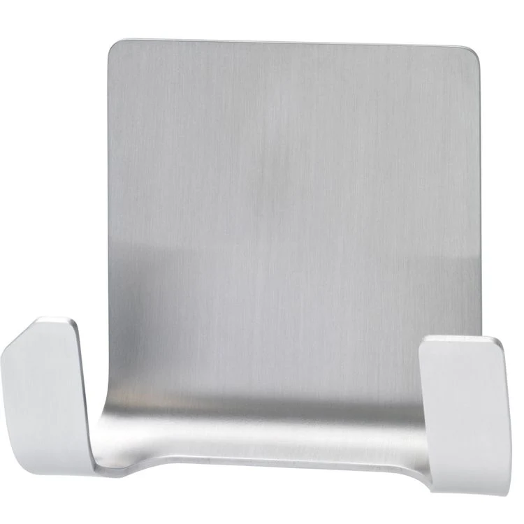 Tesa Powerstrips haak rechthoek RVS dubbel RVS