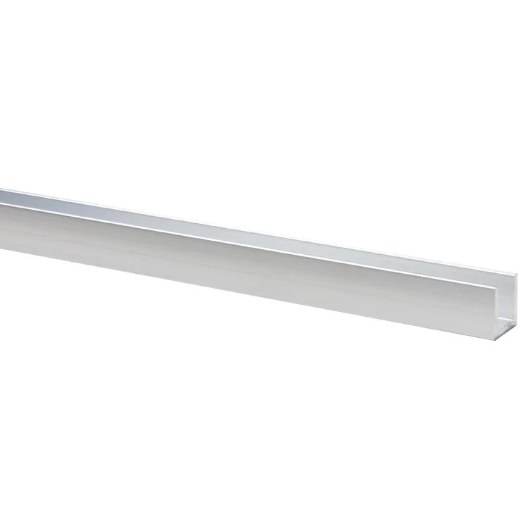 U-profiel aluminium15x15mm 2m