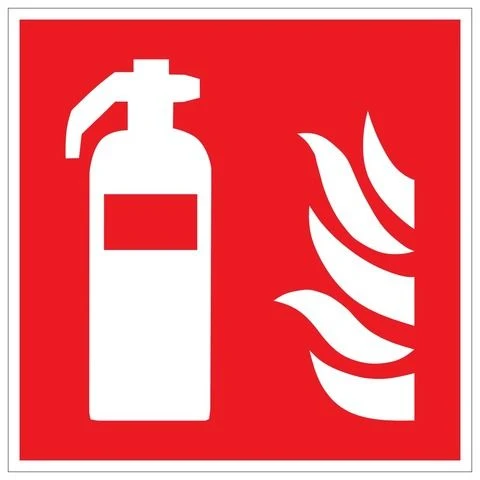 Pickup pictogram brandblusser 200x200mm