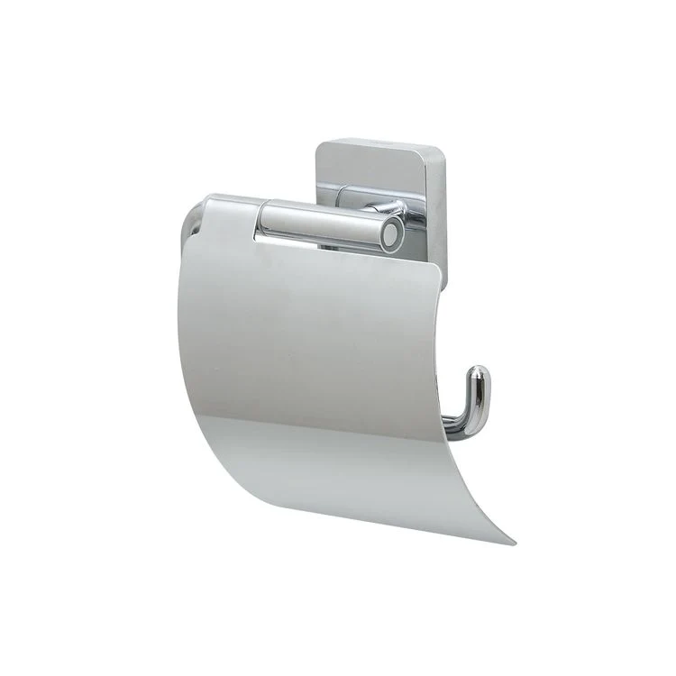 Tiger Onu toiletrolhouder chroom enkel RVS, zamac vierkant