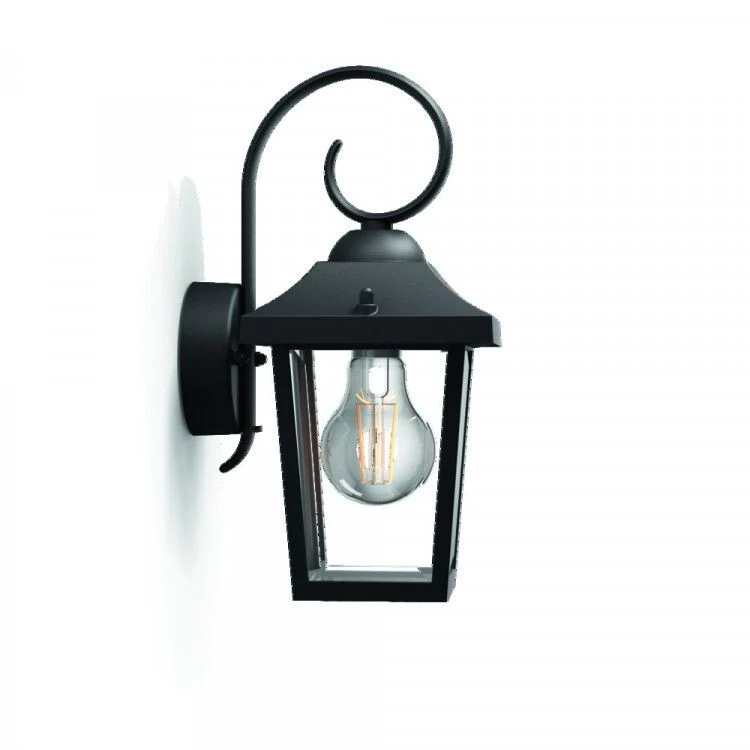 Philips myGarden LED buiten wandlamp Buzzard zwart aluminium