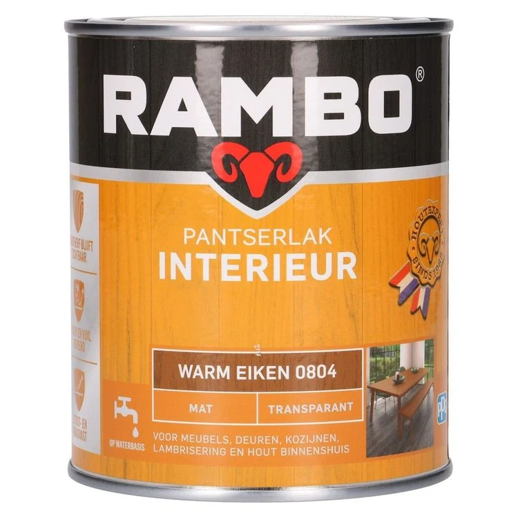 Rambo Pantserlak mat interieur 804 750ml
