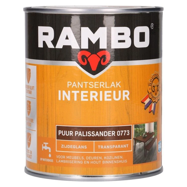 Rambo Pantserlak zijdeglans interieur 773 750ml