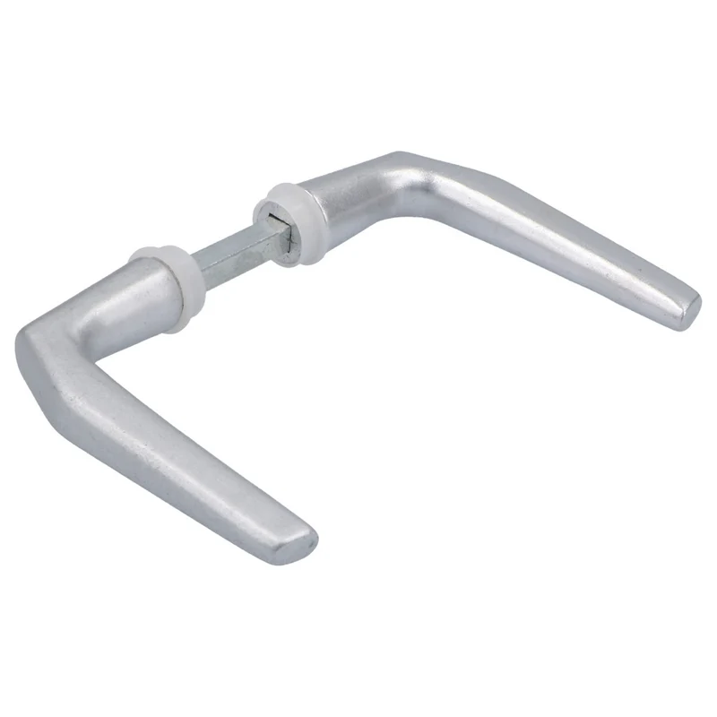 S2 deurkruk naturel rechthoek aluminium