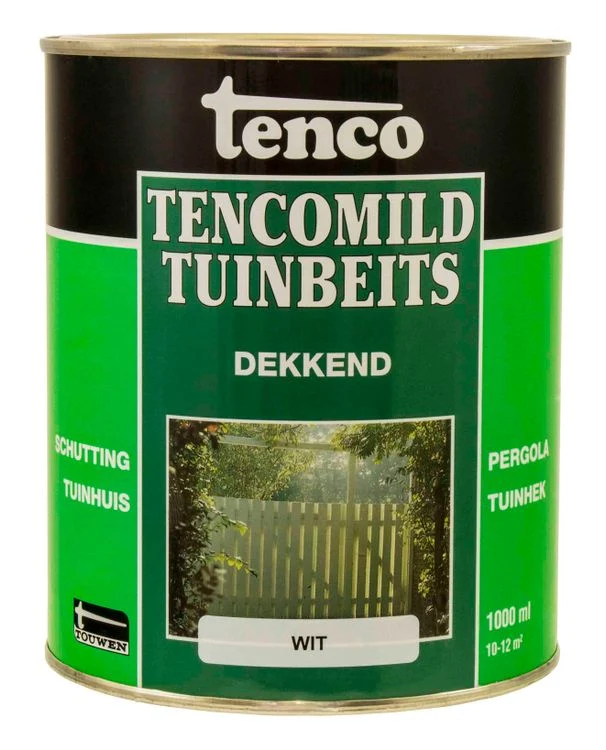 Tenco Tencomild tuinbeits halfglans wit 1L