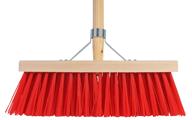 Bezem+Steel 35 cm rood