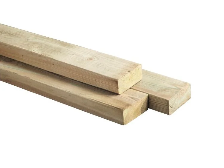 Regel 4-zijdig geschaafd celfix naaldhout 4,5x9,5x400cm
