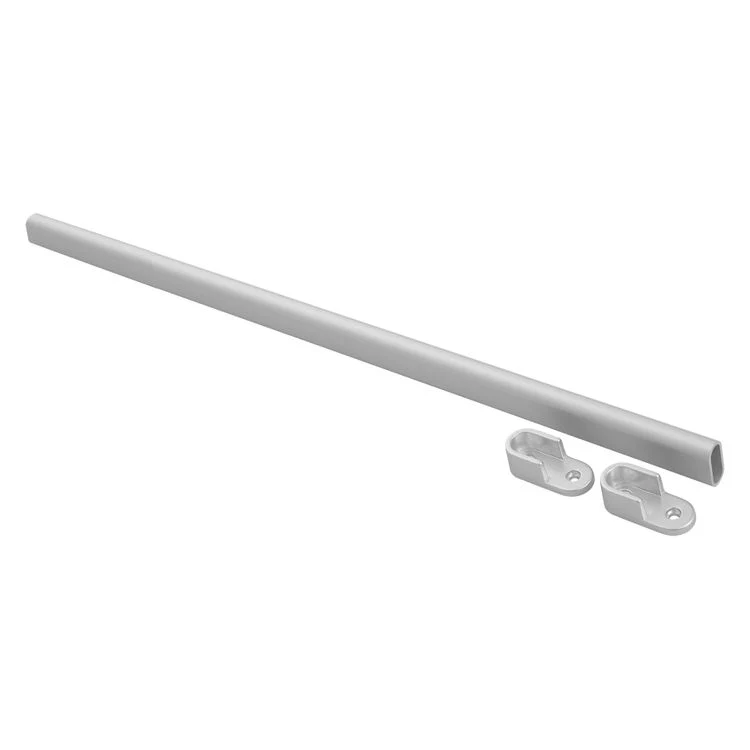 Kastroedebuis met 2 steunen aluminium 100cm